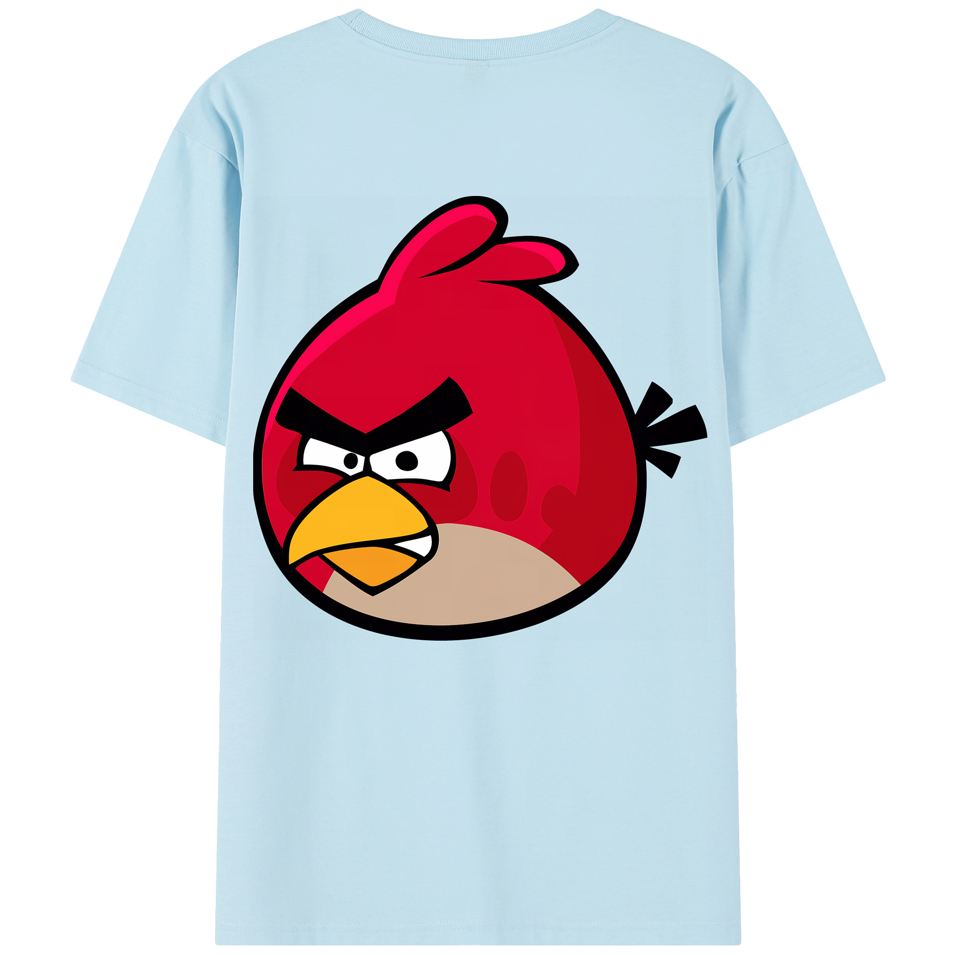 （画像用） Angry Birds アングリーバード 綿100％半袖Tシャツ（背面プリント）